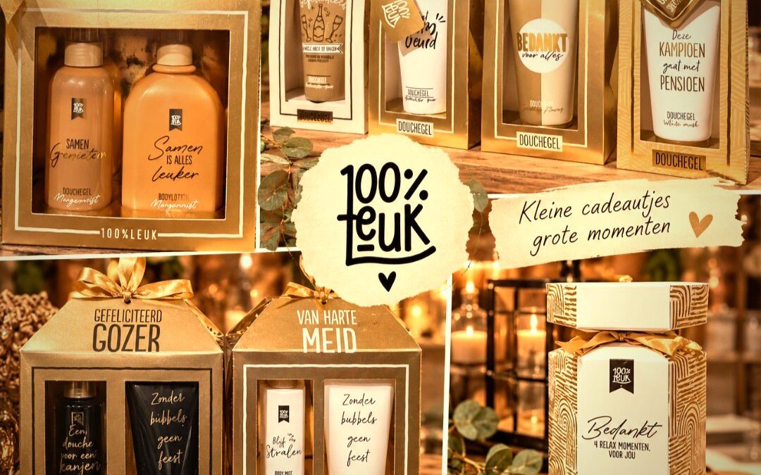 100%LEUK cadeautjes voor elke gelegenheid