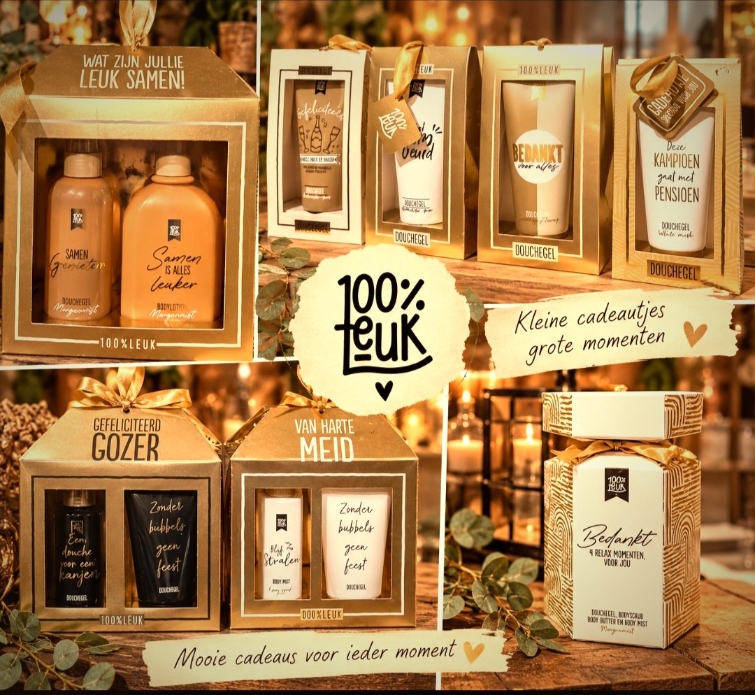 100%LEUK cadeautjes voor elke gelegenheid